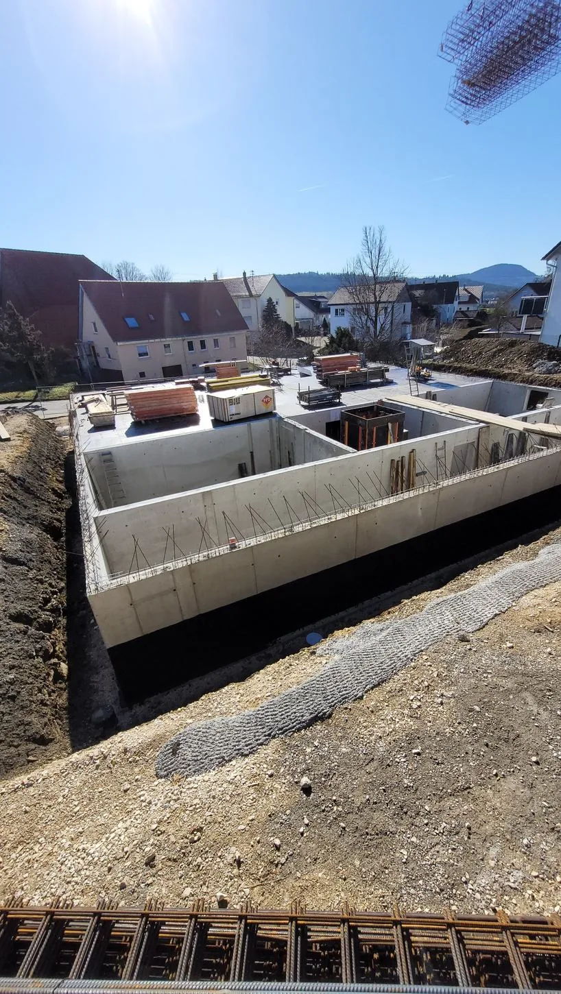 Bytový dom – železobetónové suterénne steny